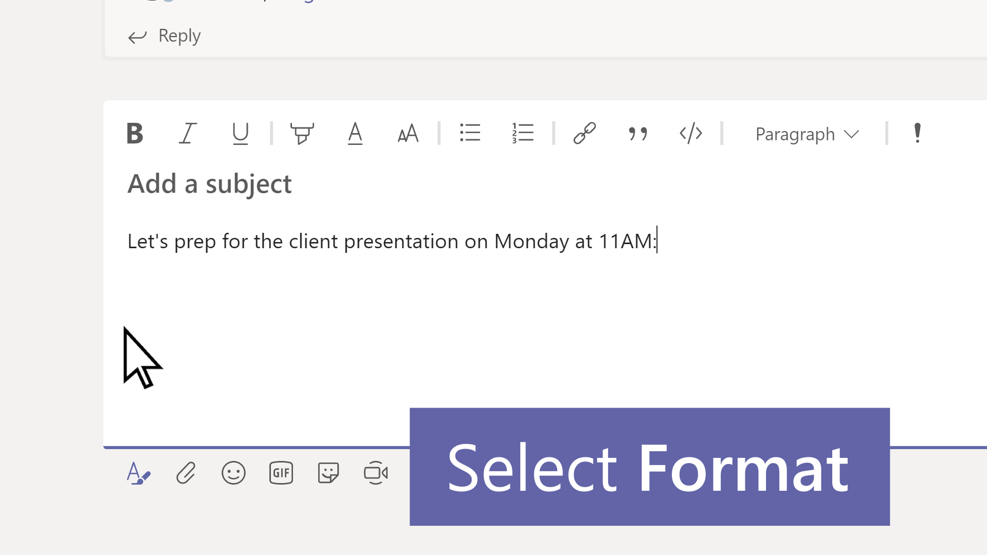Create and format a post