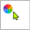 The custom mouse pointer color option in Windows Ease of Access settings.