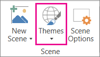 3D Maps Themes option