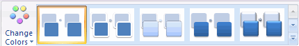 SmartArt toolbar - Flow charts