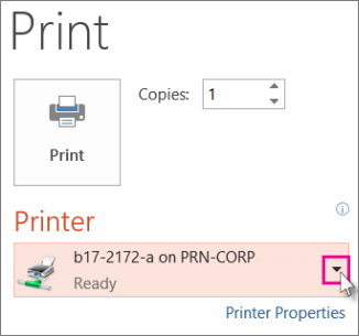 Pick a printer