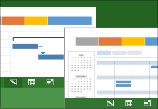 Screenshot that shows a project and how it's managed.