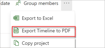 Export to PDF