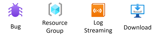 Screenshot of the Azure General stencil.