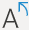 The Rotate Text option in Visio for the web.